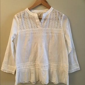 J.Crew factory Eyelet Blouse, NWT, size 4